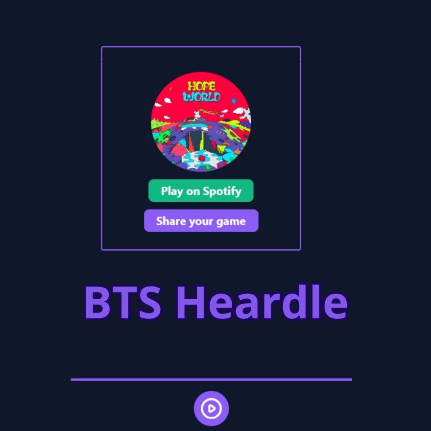 BTS Heardle