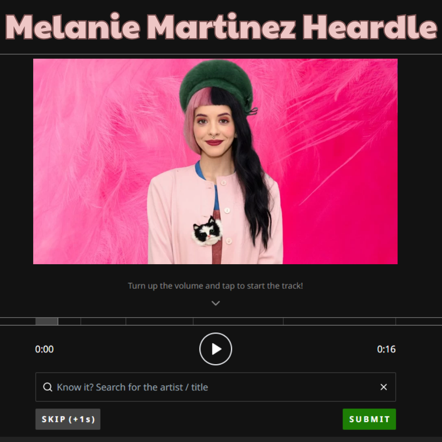 Melanie Martinez Heardle