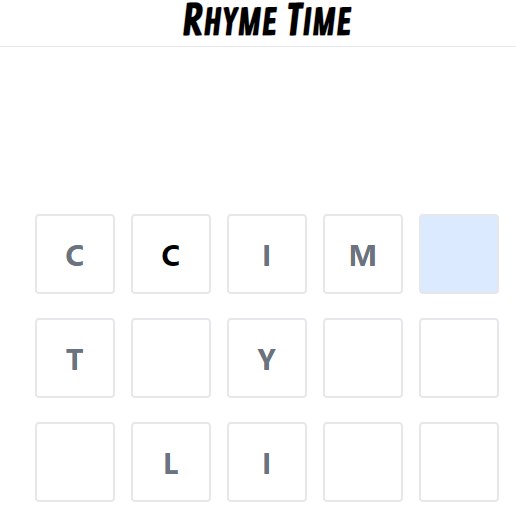 Rhyme Time